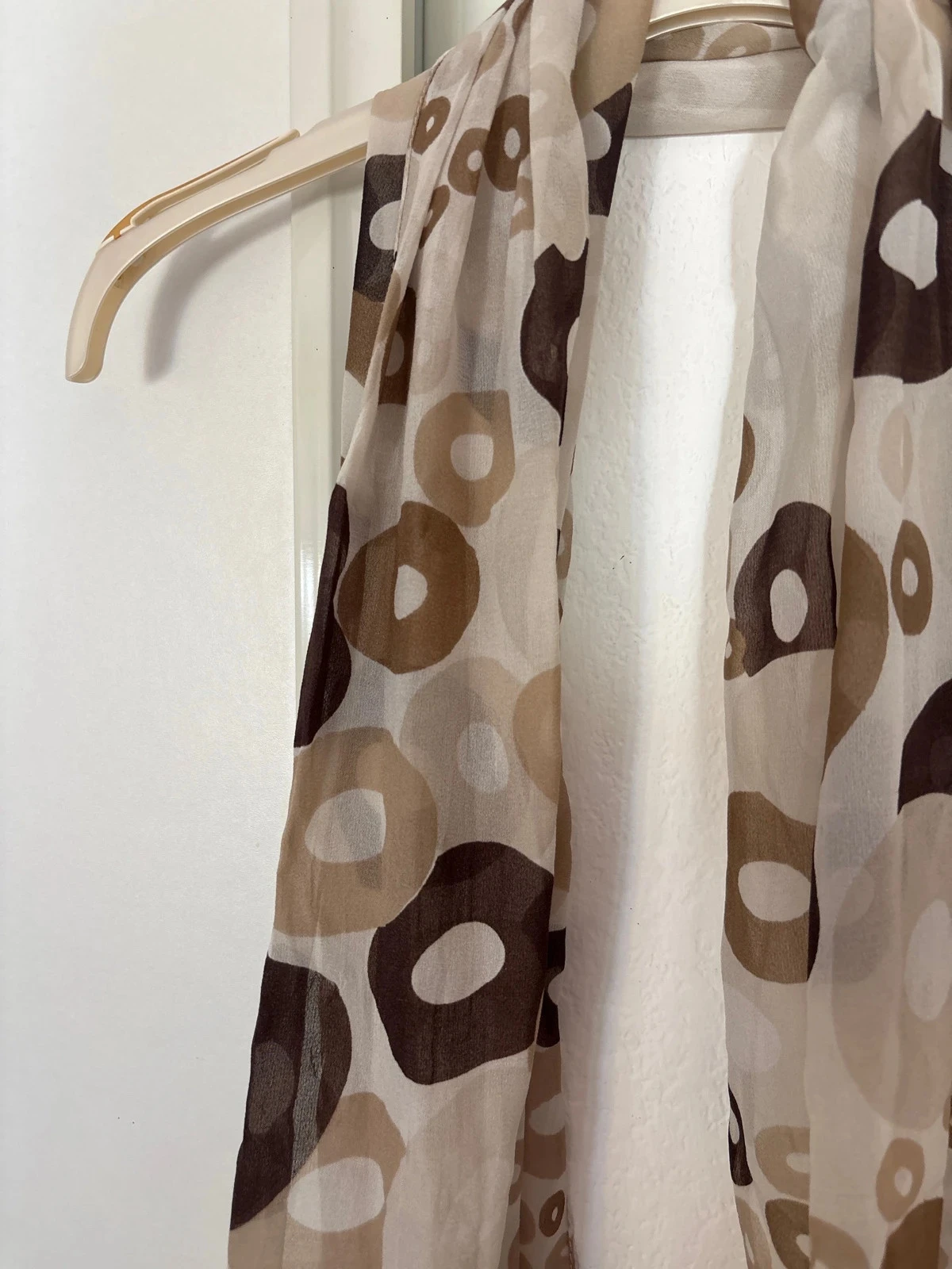Foulard bege e marrom – photo 2